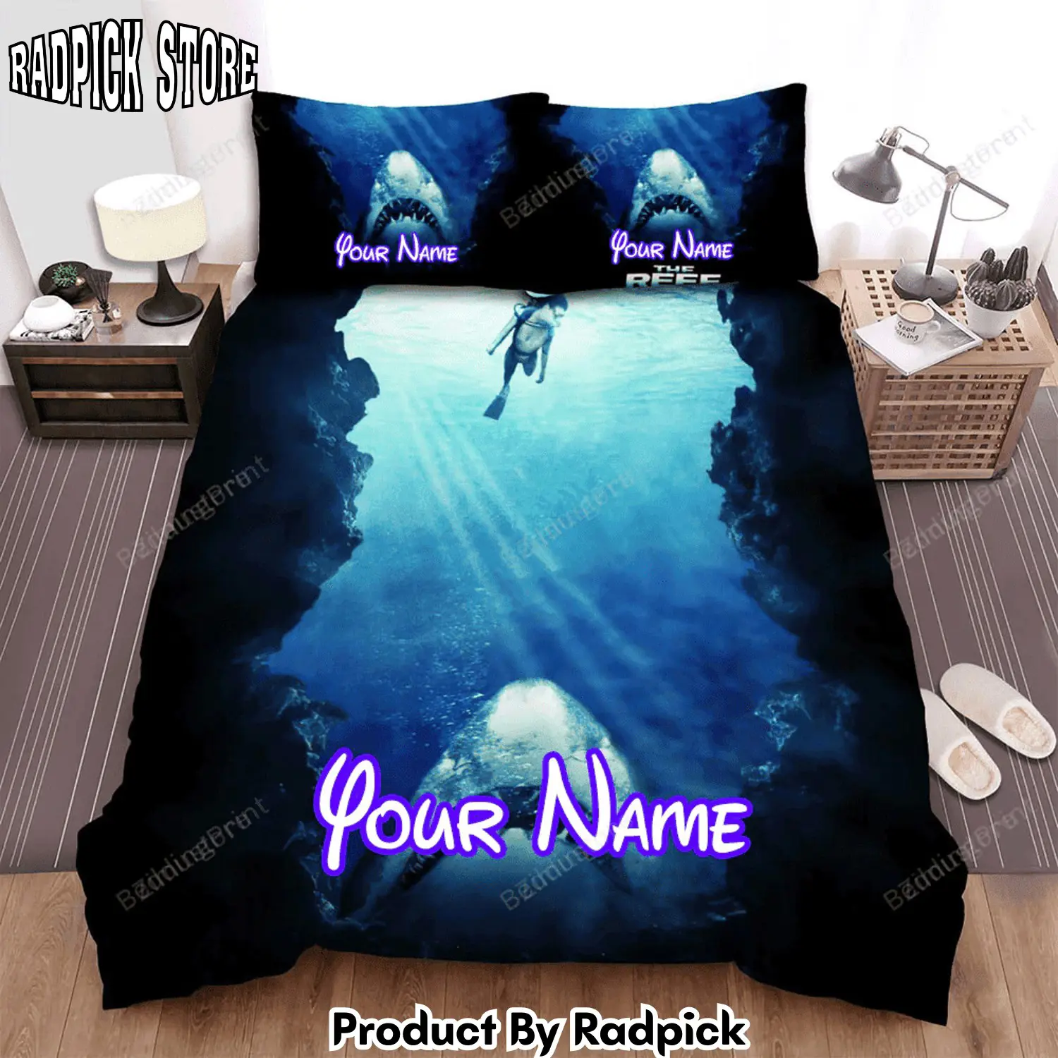 Radpick the reef movie the dream becomes a nightmare bed sheets duvet cover personalized name bedding sets rp327987